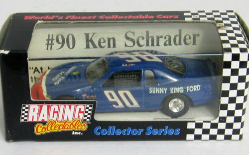 1992 Ken Schrader NASCAR Diecast Sunny King 1991 Ford CWC 1:64 Action RCCA Collector Series 1